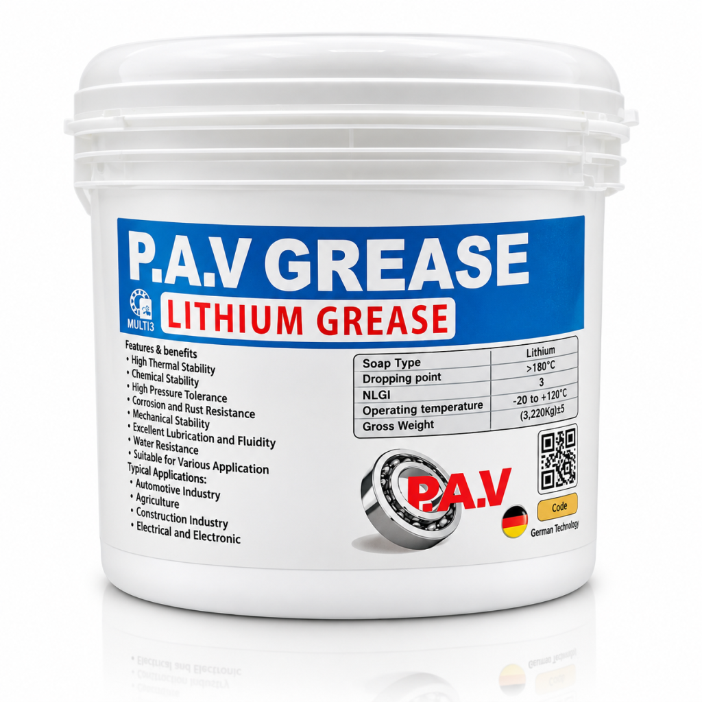 ظرف گریس لیتیوم آلمانی ۳ کیلوگرمی PADV مدل MULTI3/3